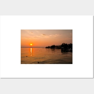Spectacular Sirmione Sunset (2) Posters and Art